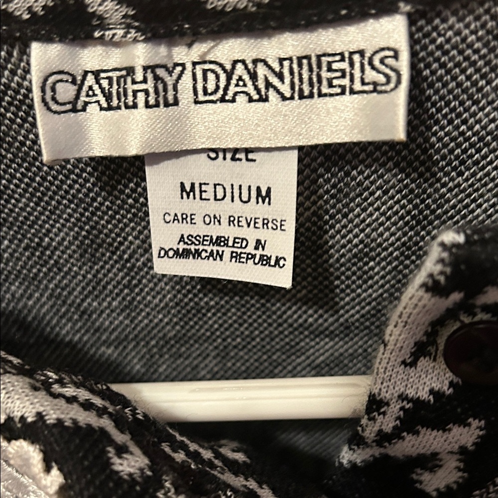 Cathy Daniels Monochrome Knit Top